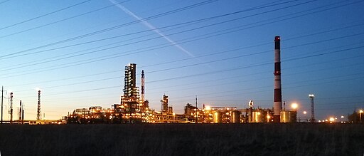 Oil refinery in Russia